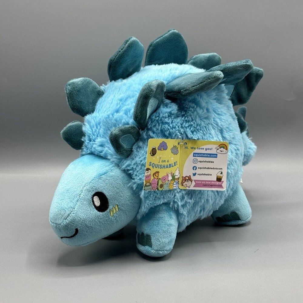 Squishable Mini Stegosaurus Plush Stuffed Animal 12" NEW